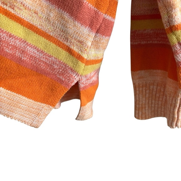 Isaac Mizrahi Live! Bridgehampton Striped Sweater with Hood Size XL Casual Cozy - Picture 5 of 16